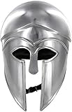 R.K GLOCAL ENTERPRISES 15th Century 18g Corinthian Hoplite Helmet Silver