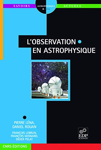 Télécharger L'observation en astrophysique PDF Ebook En Ligne