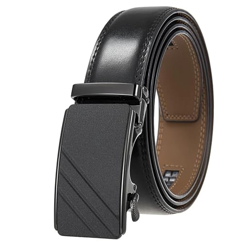 Ceinture pour homme en cuir véritable : dites adieu aux trous déformés avec le style vintage