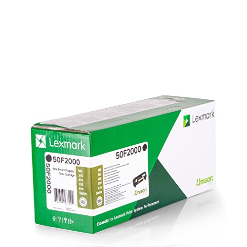 OEM Brand : Lexmark Lexmark MS 315 dn -Original Lexmark 50F2000 / 502 - Black Toner Cartridge -1500 pages