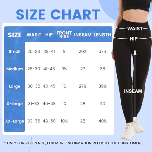 Gayhay Joggers For Women With Pockets - High Waist Drawstring Stretchy Sweatpants For Athletic Gym Workout Running Travel thumb #4