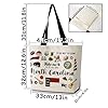 ZhuVantrix Take Me To North Carolina Tote Bag Reusable Grocery Bags Aesthetic Shopping Shoulder Handbag with Interior Pocket Lightweight & Washable Stylish North Carolina Travel Present for Women #3