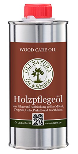 OLI-NATURA Holz-Pflegeöl für innen (geeignet für Möbel, Treppe, Parkett und…