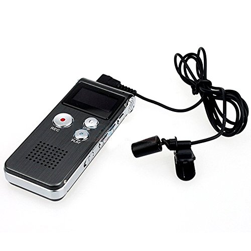 VMargera Cred-Deal Steel 4gb Digital Voice Recorder 650hr Dictaphone Mp3 Player Rechargeable