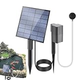 Aeratore Solare Per Laghetto Diffusore Acquario 2,5W Portatile Silenzioso