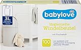 Babylove Feuchttücher und co (1x 100 Stück, Windelbeutel)