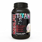 MealFix Meal Replacement Powder for Men & Women, 3 lbs - 24g of Protein Per Serving, Digestive Enzymes & MCT Oil - Gluten-Free - On-The-Go Provides Energy & Supports Muscle Mass - Sugar Cookie