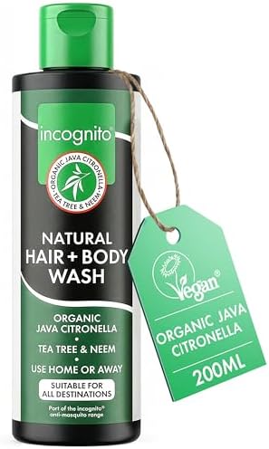 incognito Hair and Body Wash 200ml, 2 in 1 Shampoo and Shower Gel image 2
