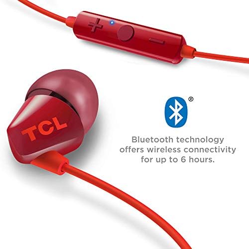 Amazon Com Tcl Socl100bt Wireless In Ear Earbuds Bluetooth Headphones With Quick Charge And Built In Mic Sunset Orange Electronics