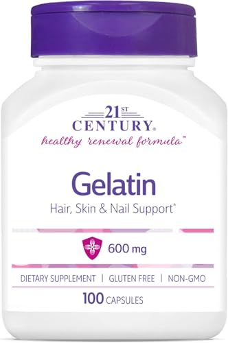 21st Century Gelatin 600mg 100 Capsules by 21st Century