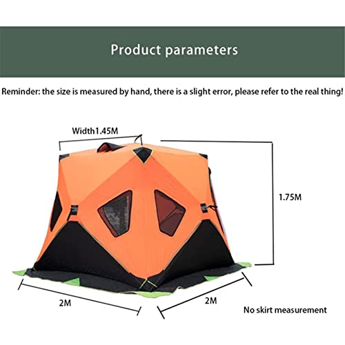 Carpa para pesca invierno 3-4 personas 200x200x175 cm miniatura 5