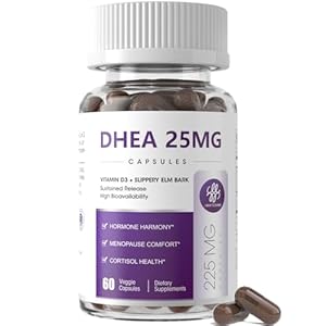 iMATCHME Women’s DHEA 25mg Supplement with Vitamin D3 & Slippery Elm – Daily Hormone Support for Energy, Mood, Immune & Healthy Aging – Gentle Balance Formula, Vegan Capsules, 60 Count