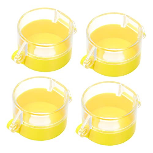 OUNONA 4pcs Guard Safety Button Cover Protective Sturdy Button Guard Wall Switch Guard Protector Waterproof Simple Flat Protection Yellow