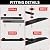 Stair Tread Template Tool-PMMJ Framing Square Stair Tread Gauge Aluminum Alloy Measuring Tool Jig for Stairs,Risers,Partitions,Adjustable Sliding Installer with Black Storage Box(Black)