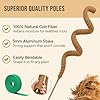 Craft911 Moss Pole Monstera Plant Support – 48” Bendable Moss Pole Monstera Plant Support, Plant Stakes for Indoor Plants, Tall Plant Sticks Support for Climbing Plants #1