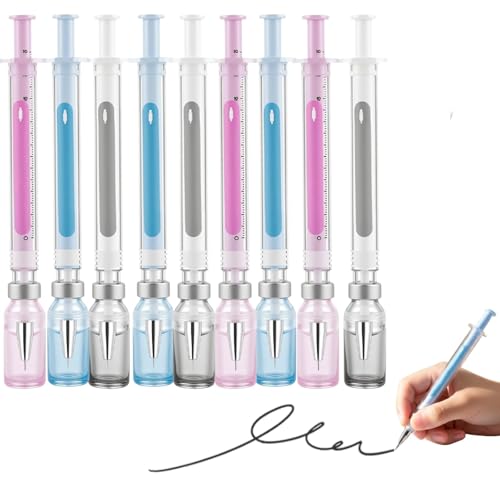 Stylo gel seringue rétractable et amusant pour une écriture fluide au quotidien