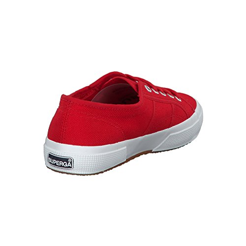 Image of Superga Unisex Cotu Classic Trainers Trainers, Red White, 10 UK