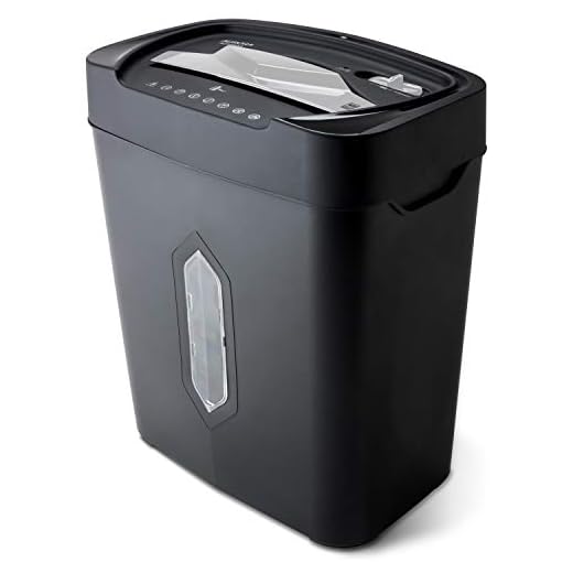 Aurora Triturador de papel e cartão de crédito AU1230XA anti-atolamento de 12 folhas com cesto de resíduos de 5,2 galões