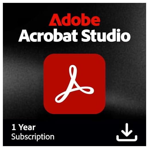 Adobe Acrobat Studio PDF Software