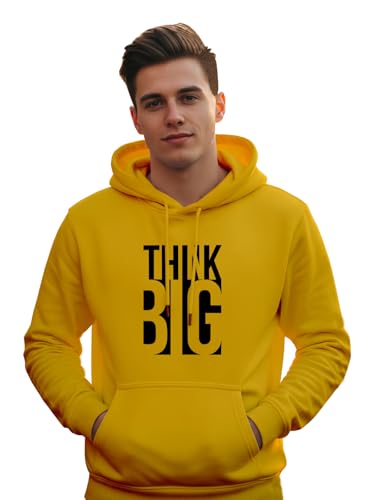 Image of XENOVAURBAN Hoodie for Men /Women | Unisex fit Cotton Fleece Hooded Sweatshirt - THINKB1