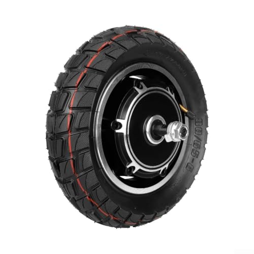 Springwillfly Patinete eléctrico plegable con neumáticos de aire de 10 pulgadas y potente motor de 48 V 500 W para un rendimiento fiable en varias superficies