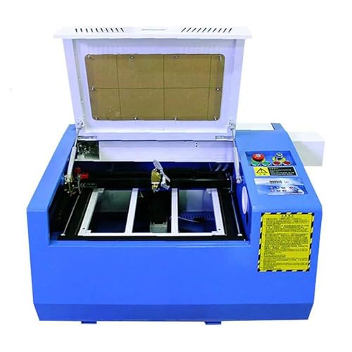 Image of 50W CO2 Laser Engraver, 16"x12" co2 Laser Machine with Water-Cooled Laser Tube, Compatible with CorelDRAW, Windows XP 7 8 10, EMF, JPG, PLT, WMF, for Wood Acrylic Fabric
