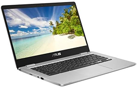 ASUS 14 inch Chromebook C423NA Full HD Laptop (Intel Pentium N4200, 4GB RAM, 64GB eMMC, Chrome OS)