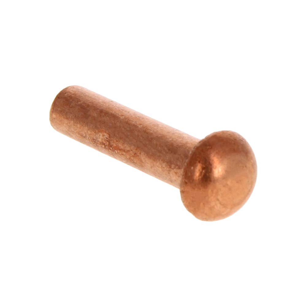 Yinpecly 50Pcs M6 Round Head Copper Solid Rivets Fastener For ...