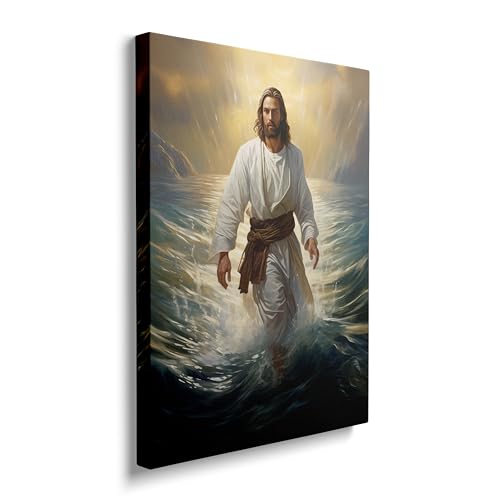 Encuentra la mejor selección de Cuadro Jesucristo los más recomendados. 36 lona enmarcado de Jesucristo que camina sobre el agua, arte de pared, retrato de Jesús Dios cristiano, religioso, decoración bíblica, carteles para sala de estar, baño, oficina...