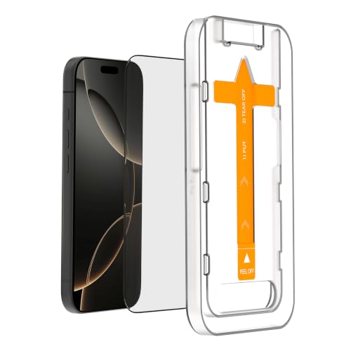 Image of DailyObjects ZeroBubble QwikInstall Screen Protector with Applicator Tray | Compatible with iPhone 17