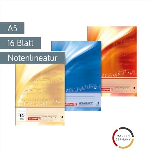 Brunnen – Music 1046330 Book A5 Landscape 16 Sheets Line Style 14) - View 4