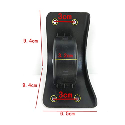 Luggage Wheel,Luggage Suitcase Wheels, Directional Black Typ Luggage Mute Wheel Suitcase Replacement Repair Wheels Parts Spinner (D003#)3