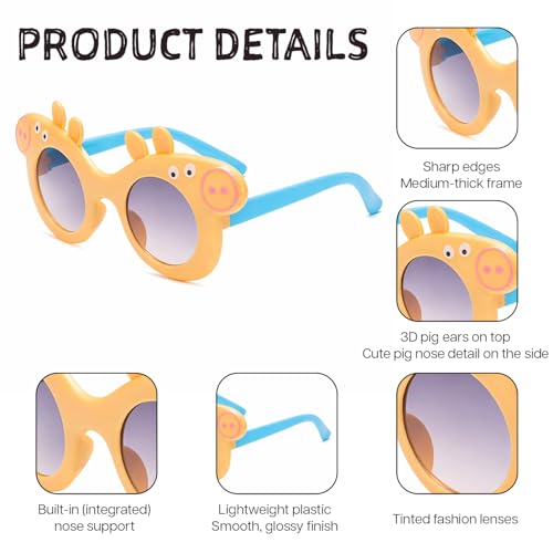 Image of SYGA Kids Goggles, Modern Stylish Eyewears for Boy's and Girls, Suitable for Age 3-8 Years