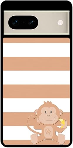 Miniatura 2 de Brown White Monkey Personalized Black Rubber Phone Case Compatible With Google Pixel 10, 10 Pro, 10 Pro XL, 9a, 9 Pro, Pixel 9, Pixel 9 Pro XL, 8a,