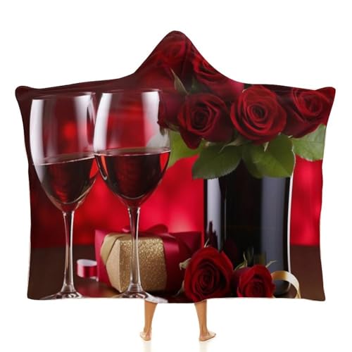 Cape à capuche de bureau contre le froid pour voyage et canapé roses