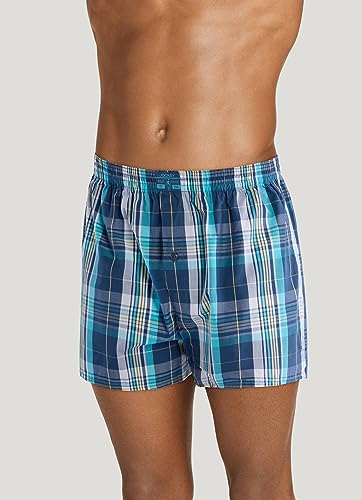 Jockey Men's Underwear 100% Cotton Woven Surfer 5" Boxer3