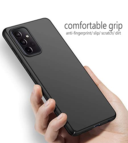 Image of Mobile Back Cover Case for Samsung Galaxy A52 (Silicone Case|CameraProtection|Black SC1510)