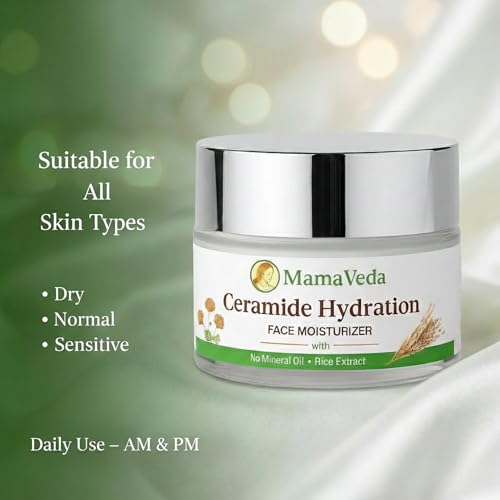 Image of Hydration Face Moisturizer with Rice Extract | No Mineral Oil | Lightweight Daily Moisturizing Cream for Soft & Nourished Skin | 200 ml