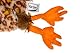Karlie Plüschspielzeug Flatinos Huhn L: 25 cm