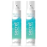 Secrets Temptation Te Amo Aqua Perfume Body Spray Combo for Women, Pack of 2 (120 ml each)