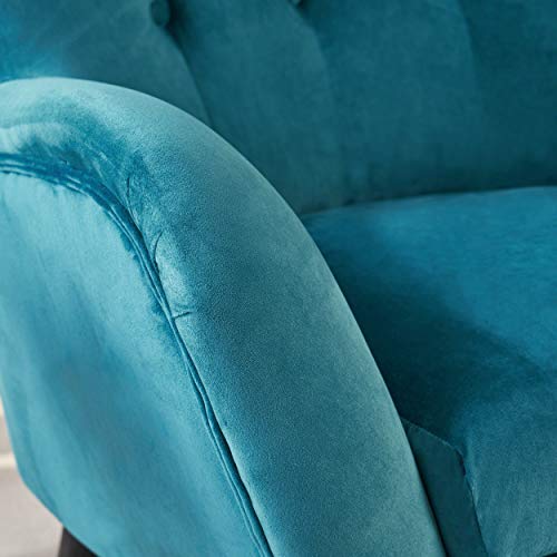 Gdf Studio Mae Teal New Velvet Arm Chair #TOP4