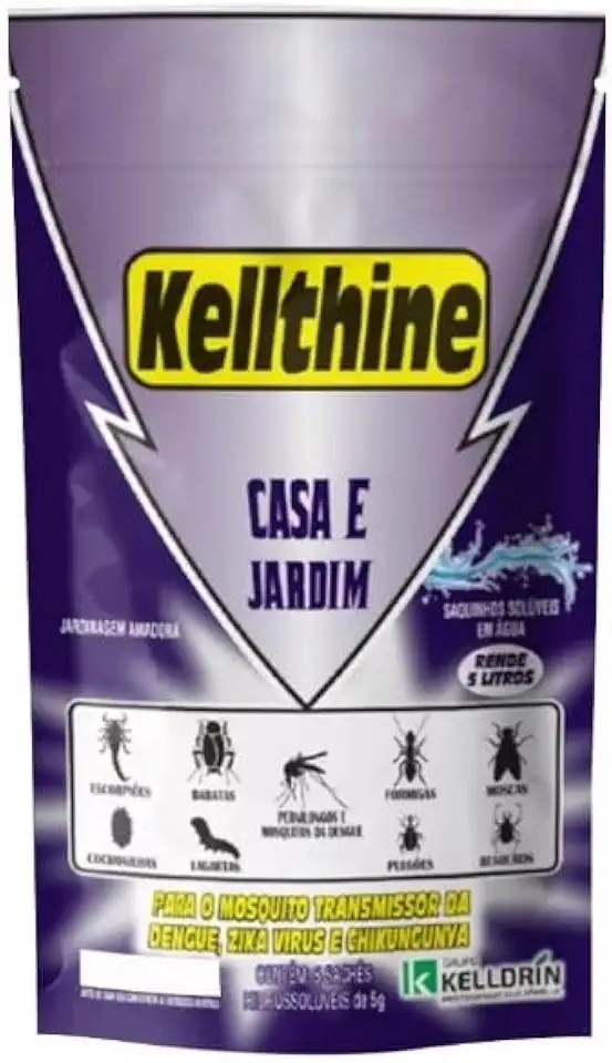 Kellthine Casa E Jardim Kelldrin 5 Sachês Hidrossolúvel 5g Rende 5L