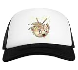 Fabricado en europa Kawaii Ramen Gorra De Béisbol Unisex Blanca Negra White Black Baseball Cap Unisex