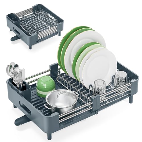 kingrack Égouttoir Extensible, Vert