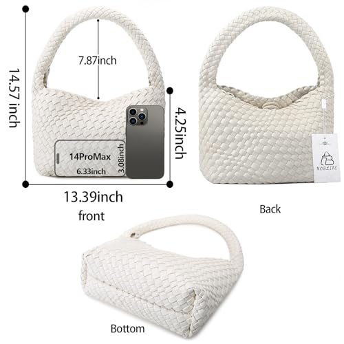 Bolso Hobo para Mujer, Mini Tote de Verano y Playa miniatura 5