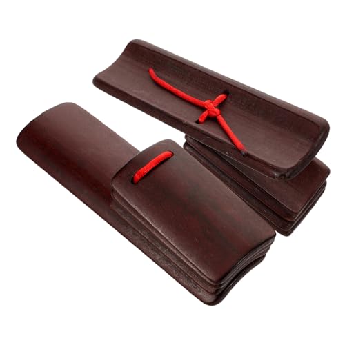 GALPADA 2 Pack Wooden Chinese Instruments Kuaiban for Kids Rhythm Practice Classroom Party Props Educational Percussion
