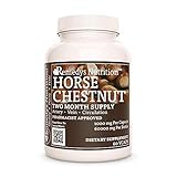 Horse Chestnut Remedy's Nutrition MEGA Strength 1,000 mg per Capsule/60,000 mg per Bottle Vegan...