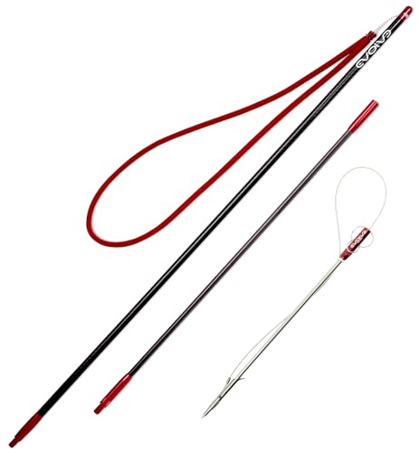 Evolve Carbon Fiber Travel Pole Spear for Spearfishing, Free Diving and Scuba Diving (6ft, Slip-Tip)