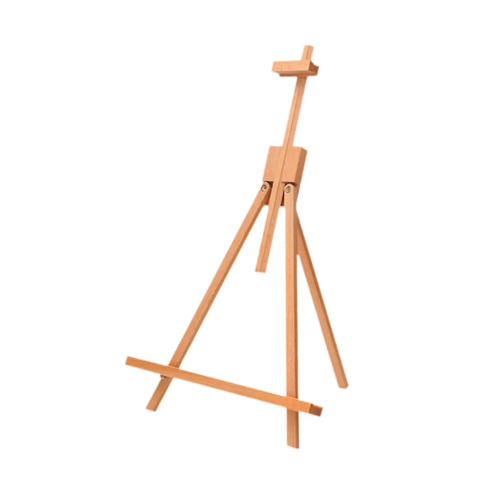 NGDFGR Easel Painting Stand Drawing Sketchpad Wooden Display Folding Desktop,Color 1