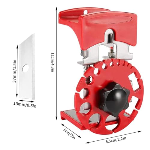 Image of MEZON Portable Handheld Wire Stripper & Cable Peeler | Universal Electric Wire Cutting Tool | Precision Insulation Remover for Electricians, DIY, Home & Industrial Use